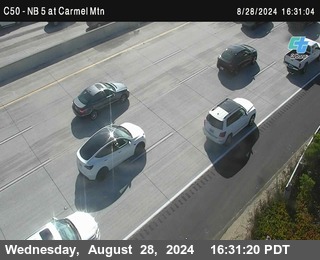 NB 5 at Carmel Mountain Rd.