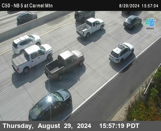 NB 5 at Carmel Mountain Rd.