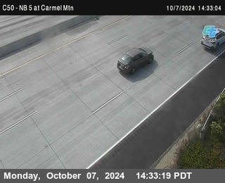 NB 5 at Carmel Mountain Rd.