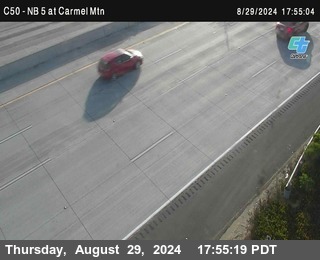 NB 5 at Carmel Mountain Rd.