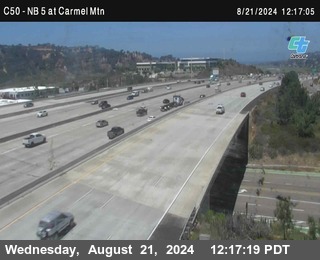 NB 5 at Carmel Mountain Rd.