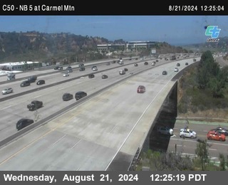 NB 5 at Carmel Mountain Rd.