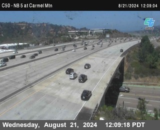 NB 5 at Carmel Mountain Rd.