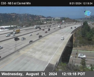 NB 5 at Carmel Mountain Rd.