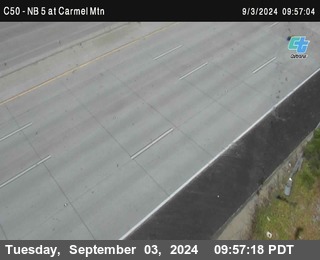 NB 5 at Carmel Mountain Rd.