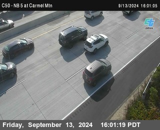 NB 5 at Carmel Mountain Rd.