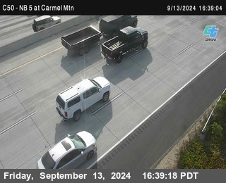 NB 5 at Carmel Mountain Rd.