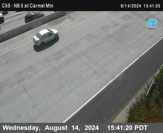 NB 5 at Carmel Mountain Rd.