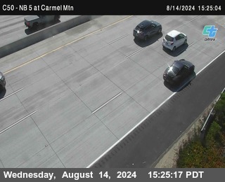 NB 5 at Carmel Mountain Rd.