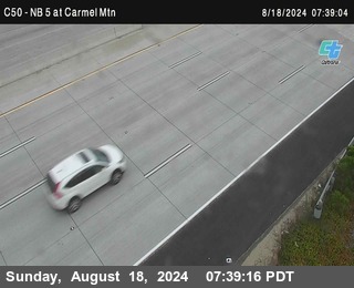 NB 5 at Carmel Mountain Rd.