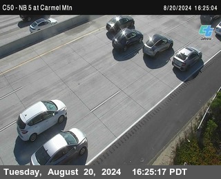 NB 5 at Carmel Mountain Rd.