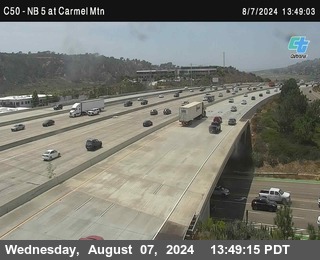 NB 5 at Carmel Mountain Rd.