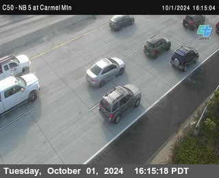 NB 5 at Carmel Mountain Rd.