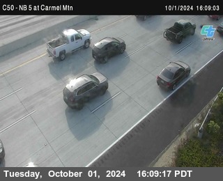 NB 5 at Carmel Mountain Rd.