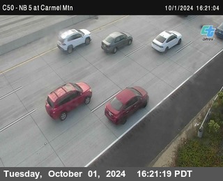 NB 5 at Carmel Mountain Rd.