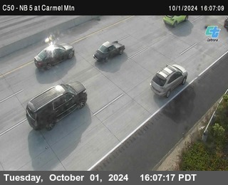 NB 5 at Carmel Mountain Rd.