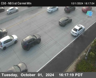 NB 5 at Carmel Mountain Rd.