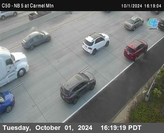 NB 5 at Carmel Mountain Rd.