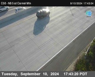 NB 5 at Carmel Mountain Rd.