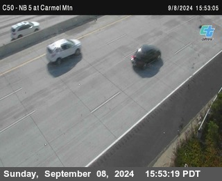 NB 5 at Carmel Mountain Rd.