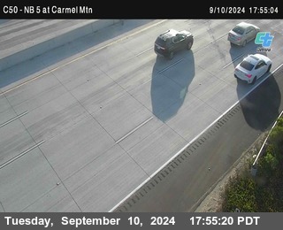 NB 5 at Carmel Mountain Rd.