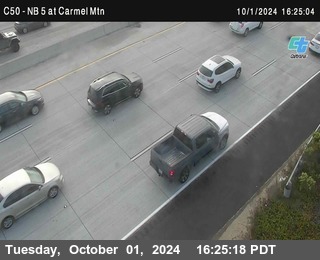 NB 5 at Carmel Mountain Rd.