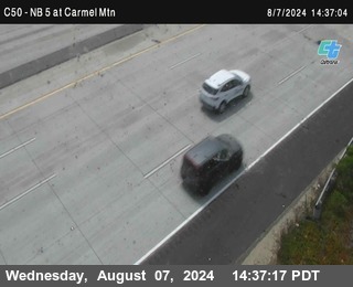 NB 5 at Carmel Mountain Rd.