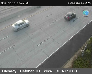 NB 5 at Carmel Mountain Rd.