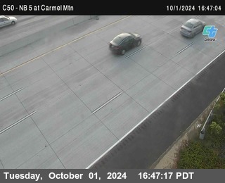 NB 5 at Carmel Mountain Rd.