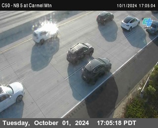 NB 5 at Carmel Mountain Rd.