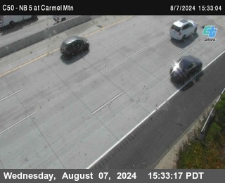 NB 5 at Carmel Mountain Rd.