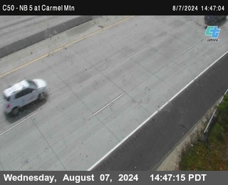 NB 5 at Carmel Mountain Rd.