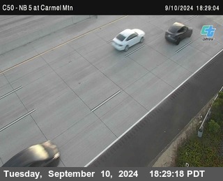 NB 5 at Carmel Mountain Rd.