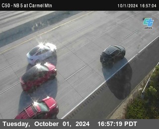 NB 5 at Carmel Mountain Rd.