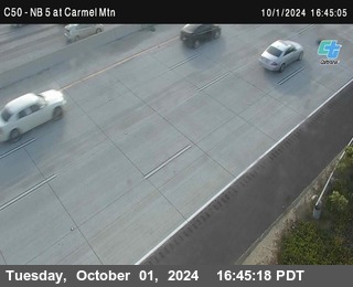 NB 5 at Carmel Mountain Rd.