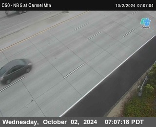 NB 5 at Carmel Mountain Rd.