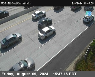 NB 5 at Carmel Mountain Rd.