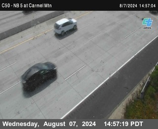 NB 5 at Carmel Mountain Rd.