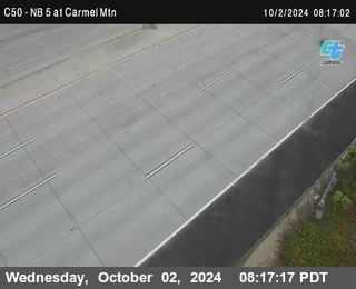 NB 5 at Carmel Mountain Rd.