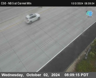 NB 5 at Carmel Mountain Rd.