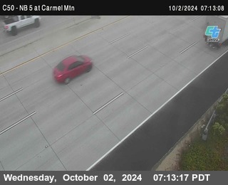 NB 5 at Carmel Mountain Rd.