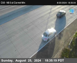 NB 5 at Carmel Mountain Rd.