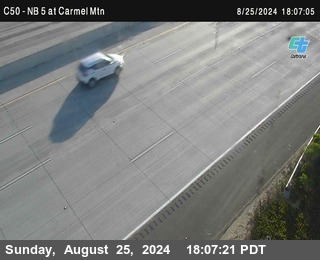 NB 5 at Carmel Mountain Rd.