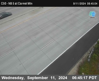 NB 5 at Carmel Mountain Rd.