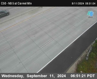 NB 5 at Carmel Mountain Rd.