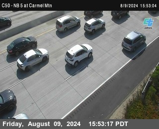 NB 5 at Carmel Mountain Rd.