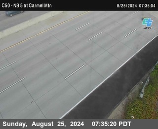 NB 5 at Carmel Mountain Rd.