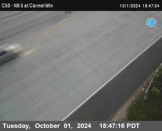 NB 5 at Carmel Mountain Rd.