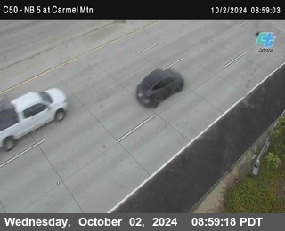 NB 5 at Carmel Mountain Rd.