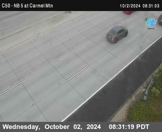 NB 5 at Carmel Mountain Rd.